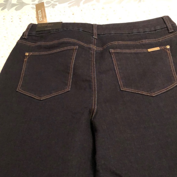 Chico's Jeans Chicos So Slimming Dark Denim Girlfriend Ankle Poshmark